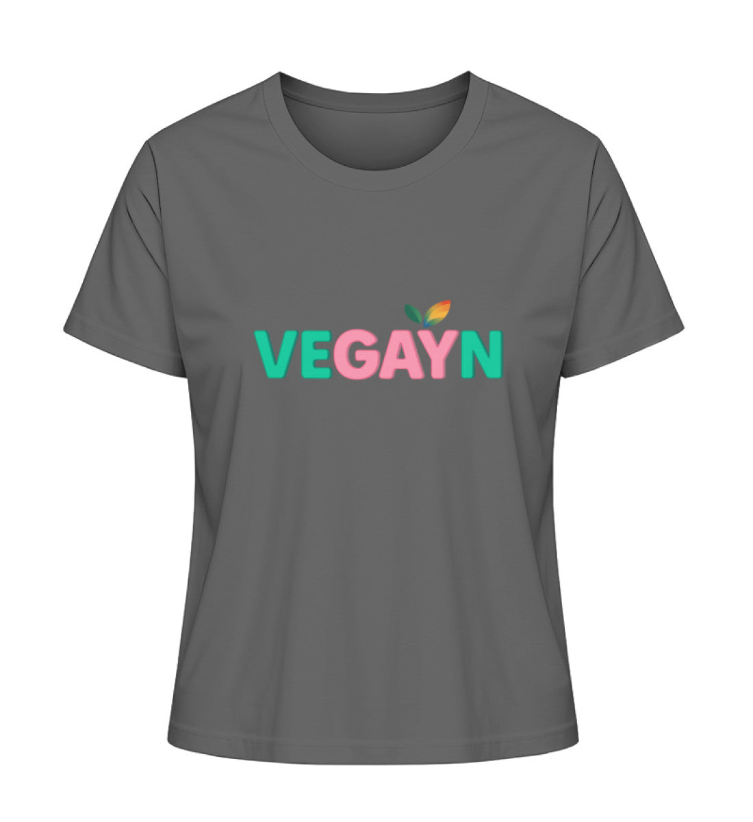 Anthracite Short-Fit T-Shirt – Vegayn