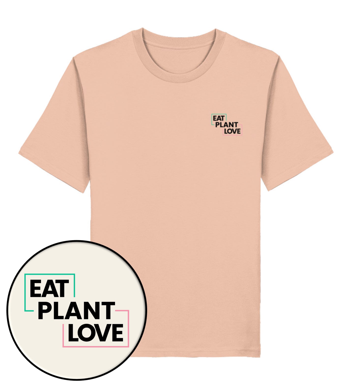 Fraiche Peche Classic T-Shirt– Eat plant. Plant love - Vegayn