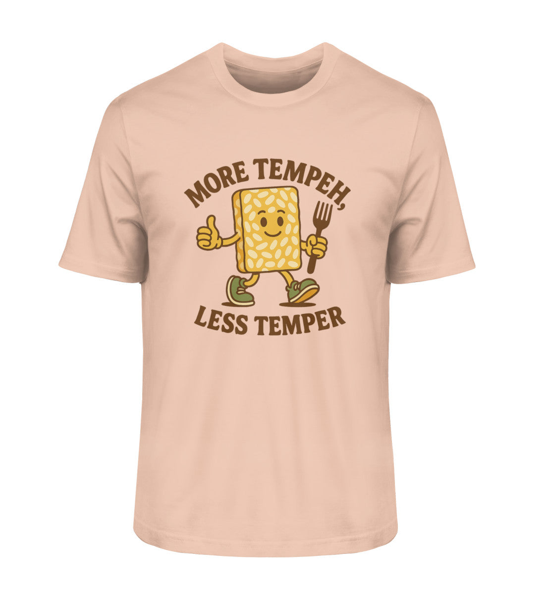Fraiche Peche Classic T-Shirt – More tempeh, less temper - Vegayn