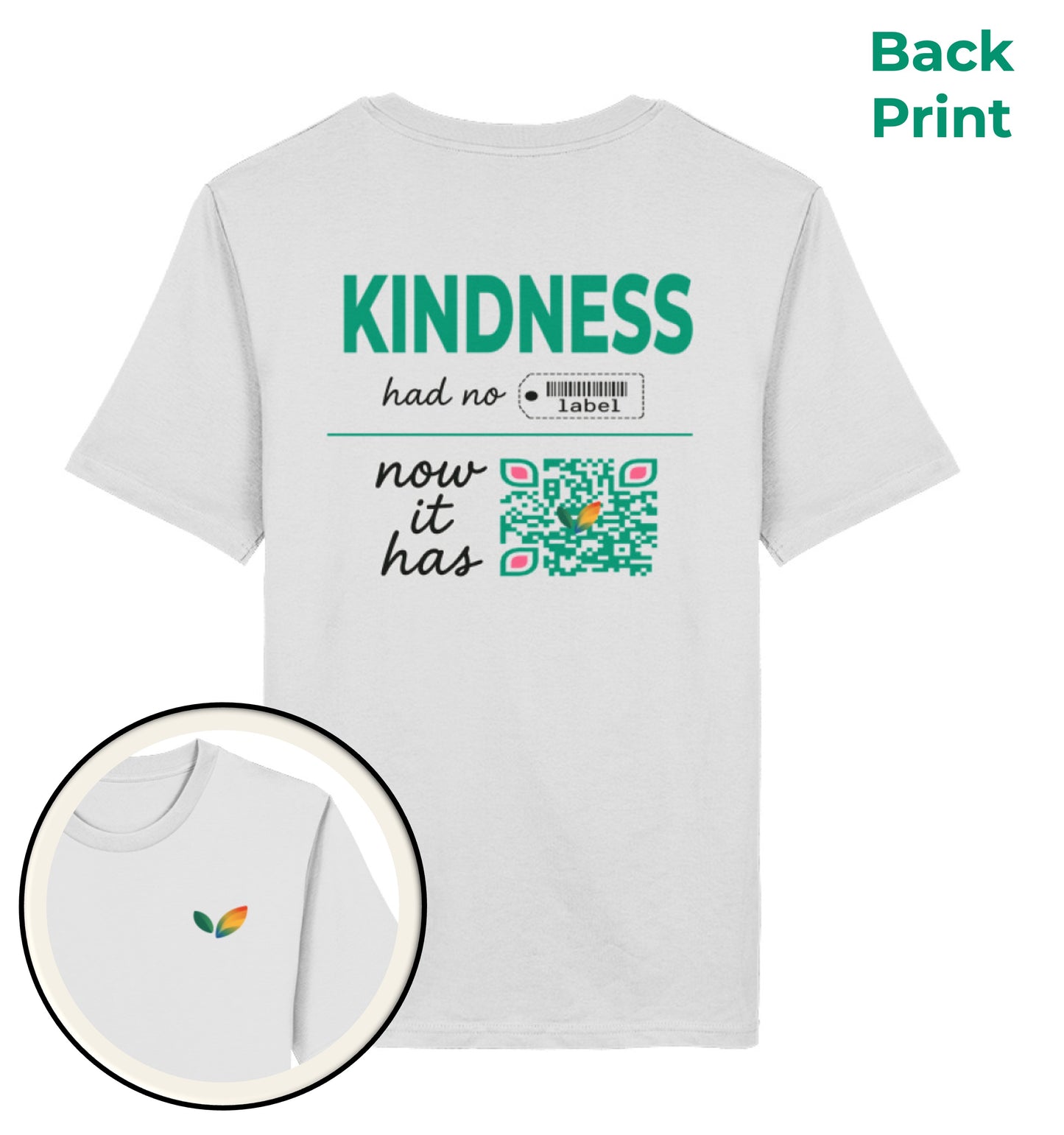 Heather Grey Classic T-Shirt – Kindness had no label. Now it has - Vegayn