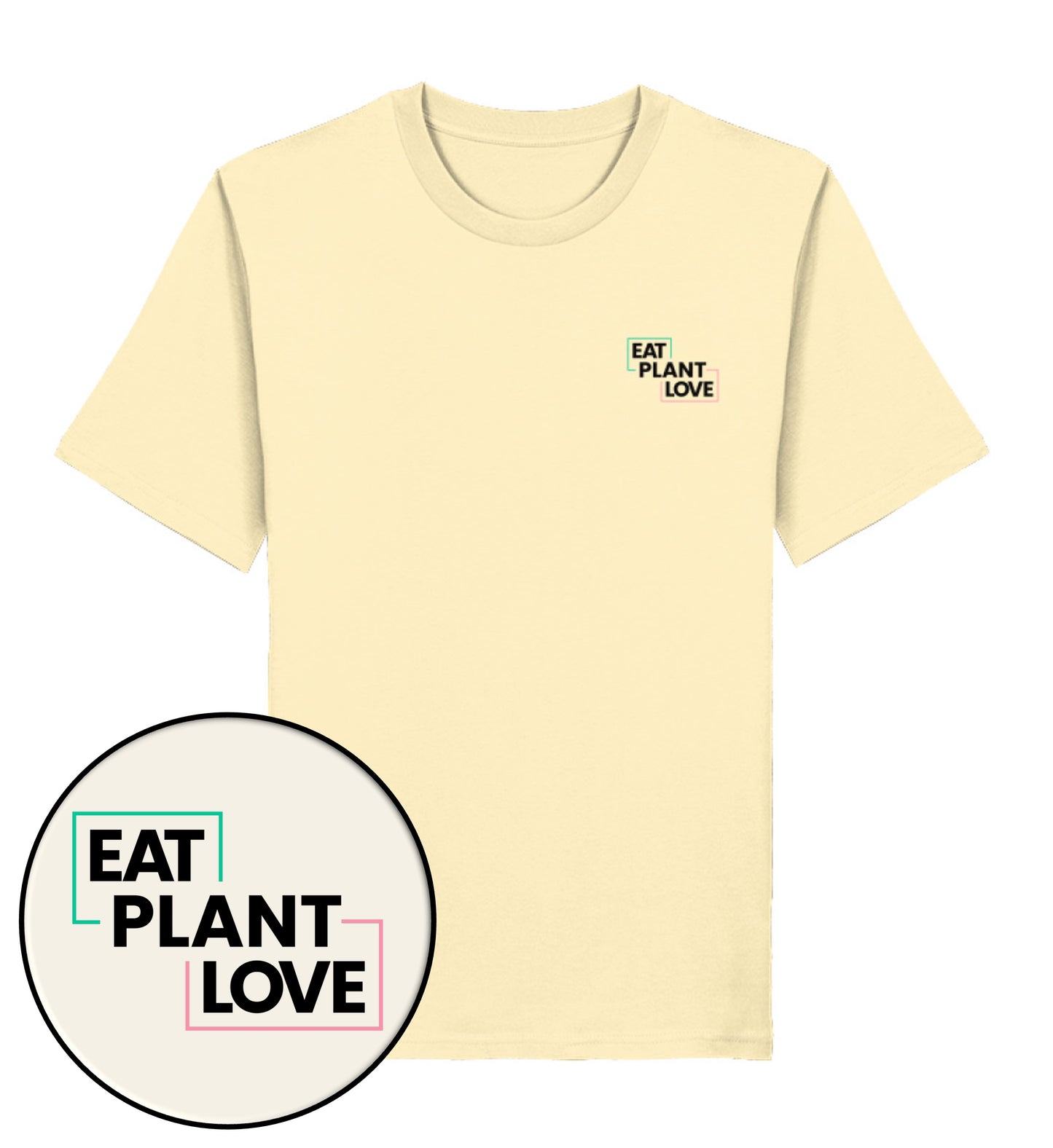 Natural Raw Classic T-Shirt– Eat plant. Plant love - Vegayn