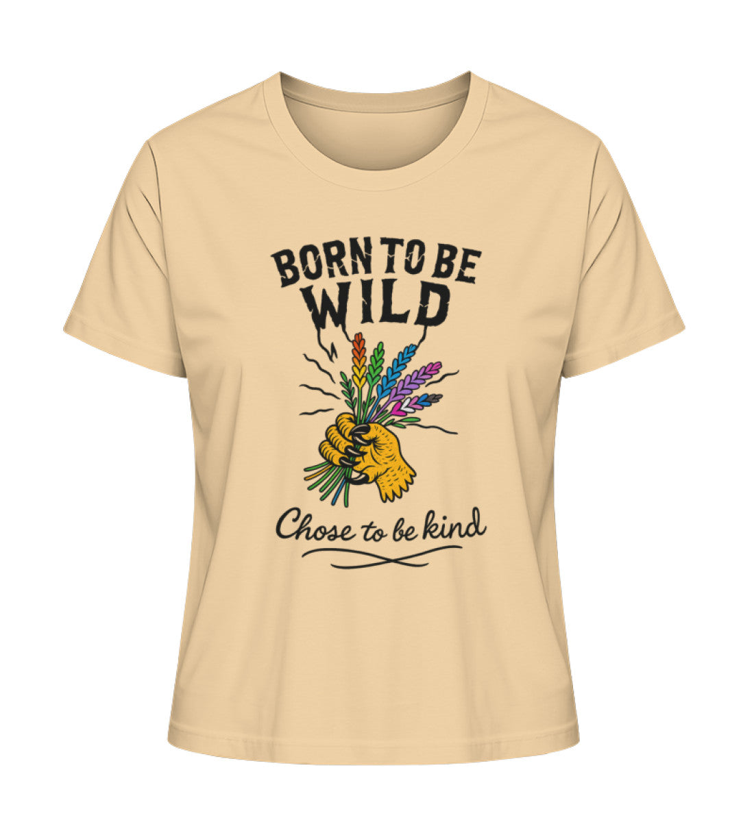 Nispero Short-Fit T-Shirt – Born to be wild. Chose to be kind. - Vegayn