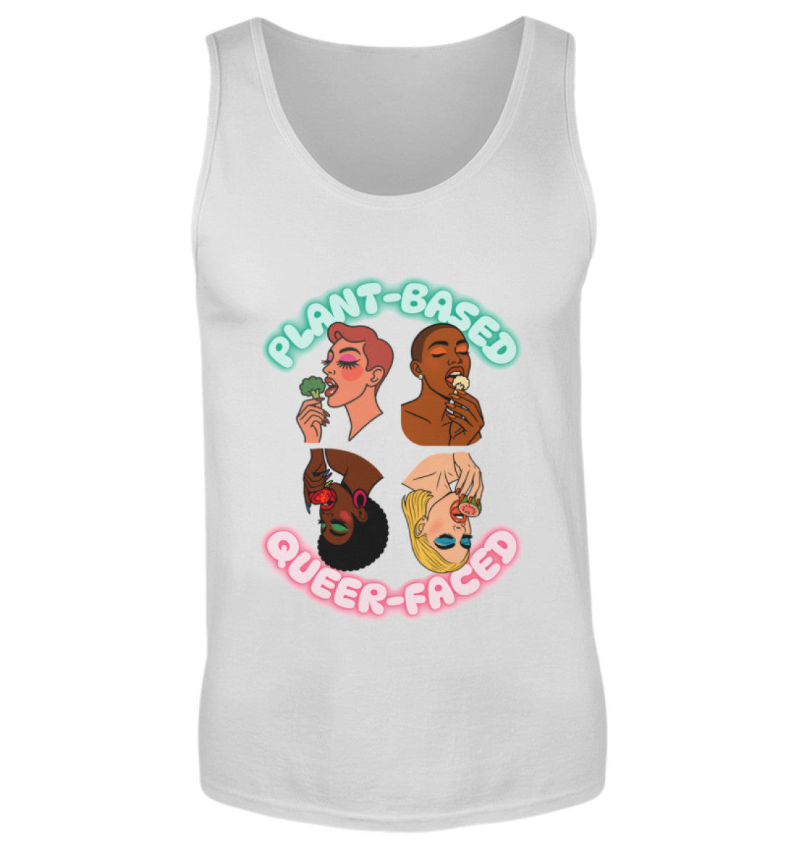Sport Grey Tank Top – Plant-based, Queer-faced - Vegayn