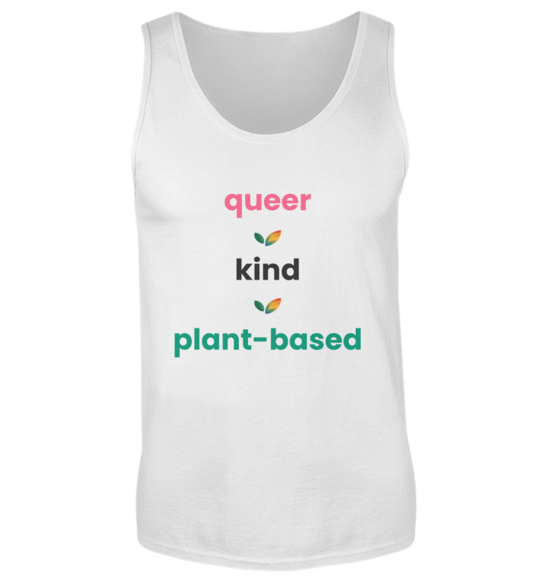 White Tank Top – queer • kind • plant-based - Vegayn