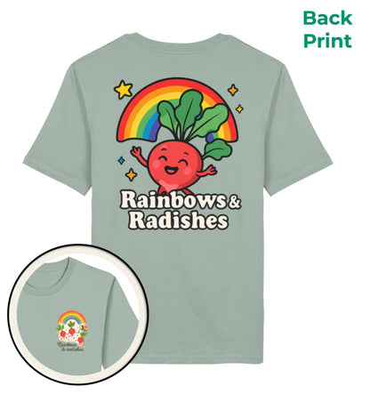 Aloe Classic_T-Shirt Rainbows Radishes - Vegayn