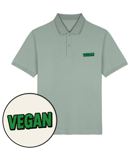 Aloe Polo Shirt Embroidery – Vegan - Vegayn