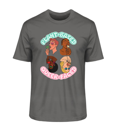 Anthracite Classic T-Shirt – Plant-based, Queer-faced - Vegayn