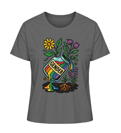 Anthracite Short-Fit T-Shirt – Gender - Vegayn