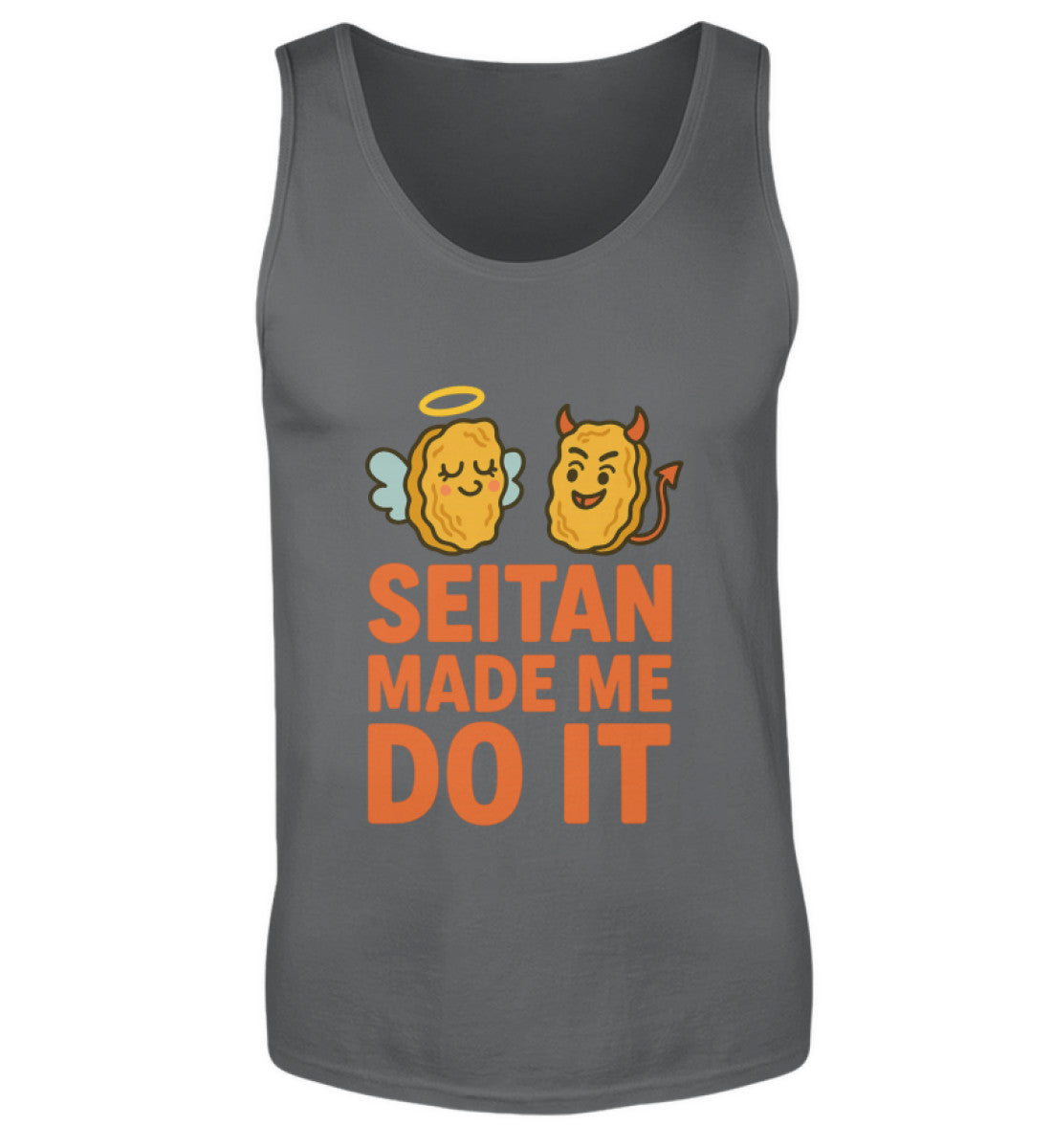 Anthracite Tank Top – Seitan made me do it - Vegayn