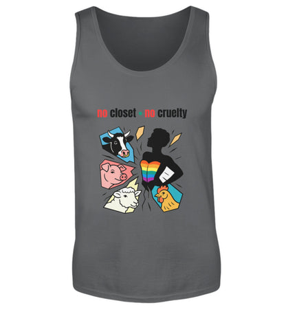 Anthracite Tank Top – no closet • no cruelty - Vegayn