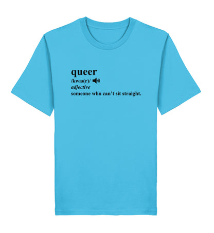 Aqua Blue Classic T-Shirt – Dictionary Queer - Vegayn