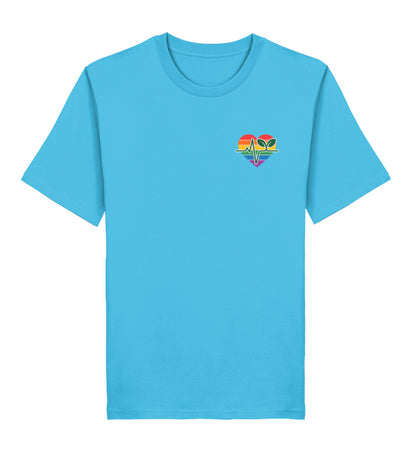 Aqua Blue Classic T-Shirt – Queer-Vegan ECG - Vegayn