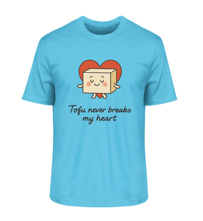 Aqua Blue Classic T-Shirt – Tofu never breaks my heart - Vegayn