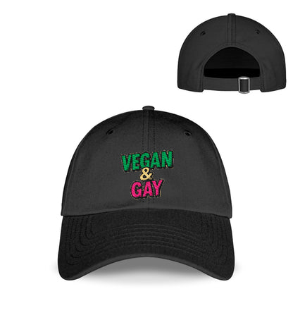 Black Cap Embroidery – Vegan & Gay - Vegayn
