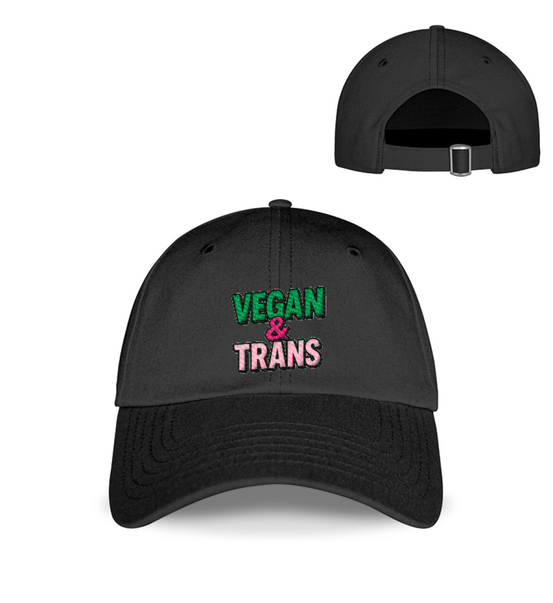 Black Cap Embroidery – Vegan & Trans - Vegayn