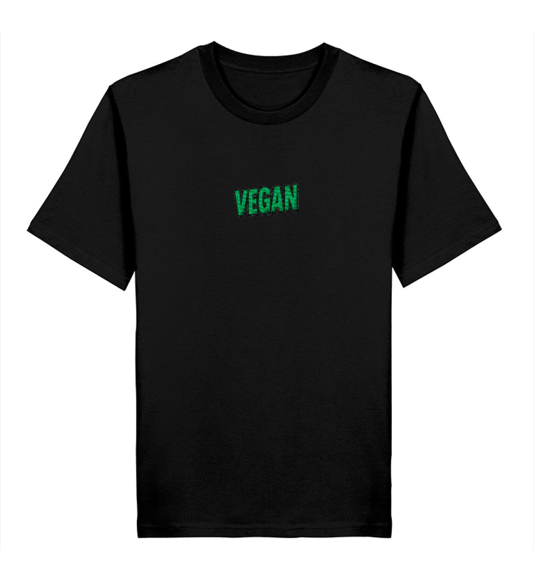 Black Classic T-Shirt Embroidery – Vegan - Vegayn"