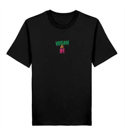 Black Classic T-Shirt Embroidery – Vegan & Bi - Vegayn