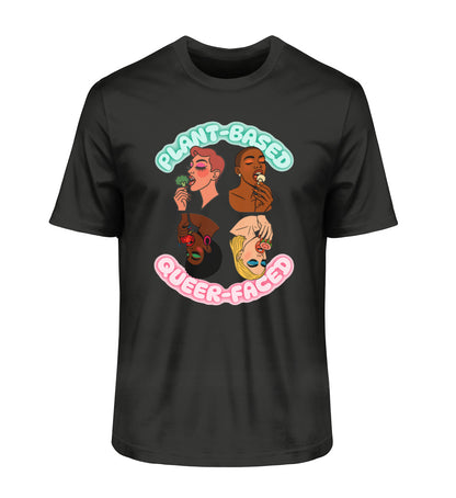 Black Classic T-Shirt – Plant-based, Queer-faced - Vegayn