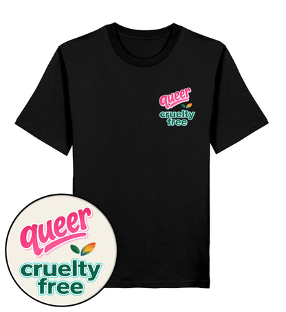 Black Classic T-Shirt – Queer & cruelty-free - Vegayn
