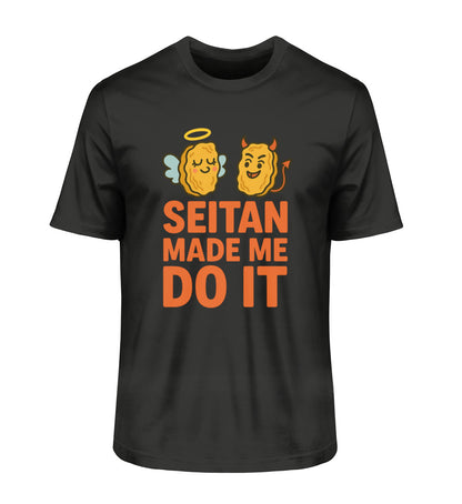 Black Classic T-Shirt – Seitan made me do it - Vegayn