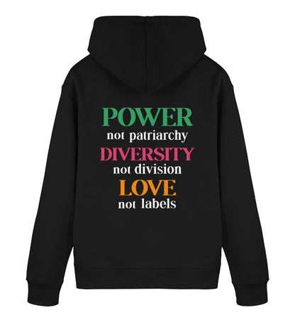 Black Hoodie – Power, not patriarchy... - Vegayn