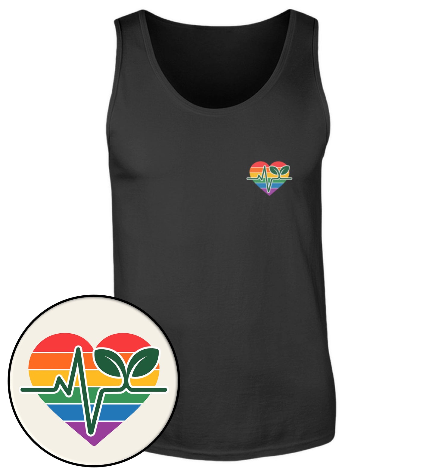 Black Tank Top – Queer-Vegan ECG - Vegayn