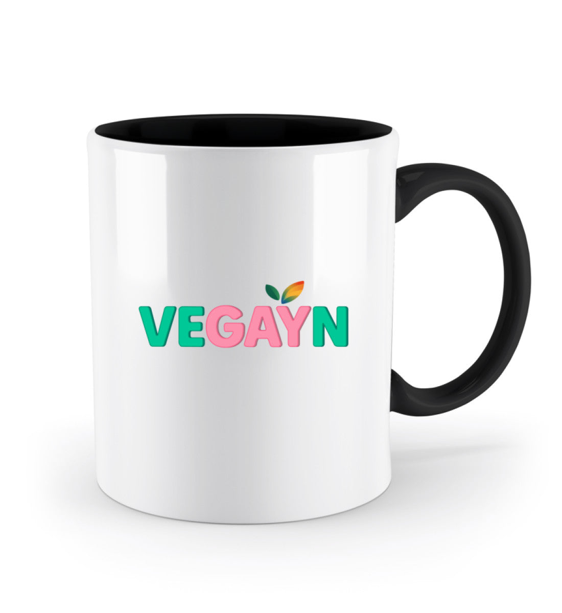 Black Two-coloured Mug – Vegayn