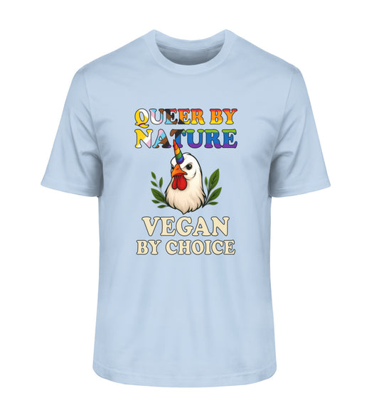 Blue Soul Classic T-Shirt Chicken Unicorn – Queer by nature, Vegan by choice - Vegayn