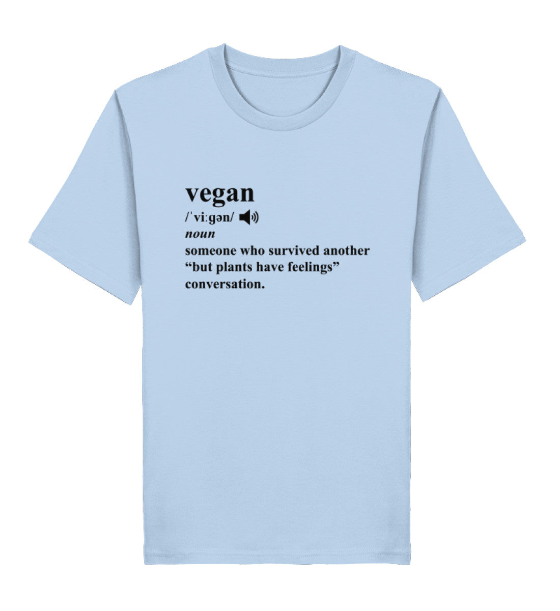 Blue Soul Classic T-Shirt – Dictionary Vegan - Vegayn