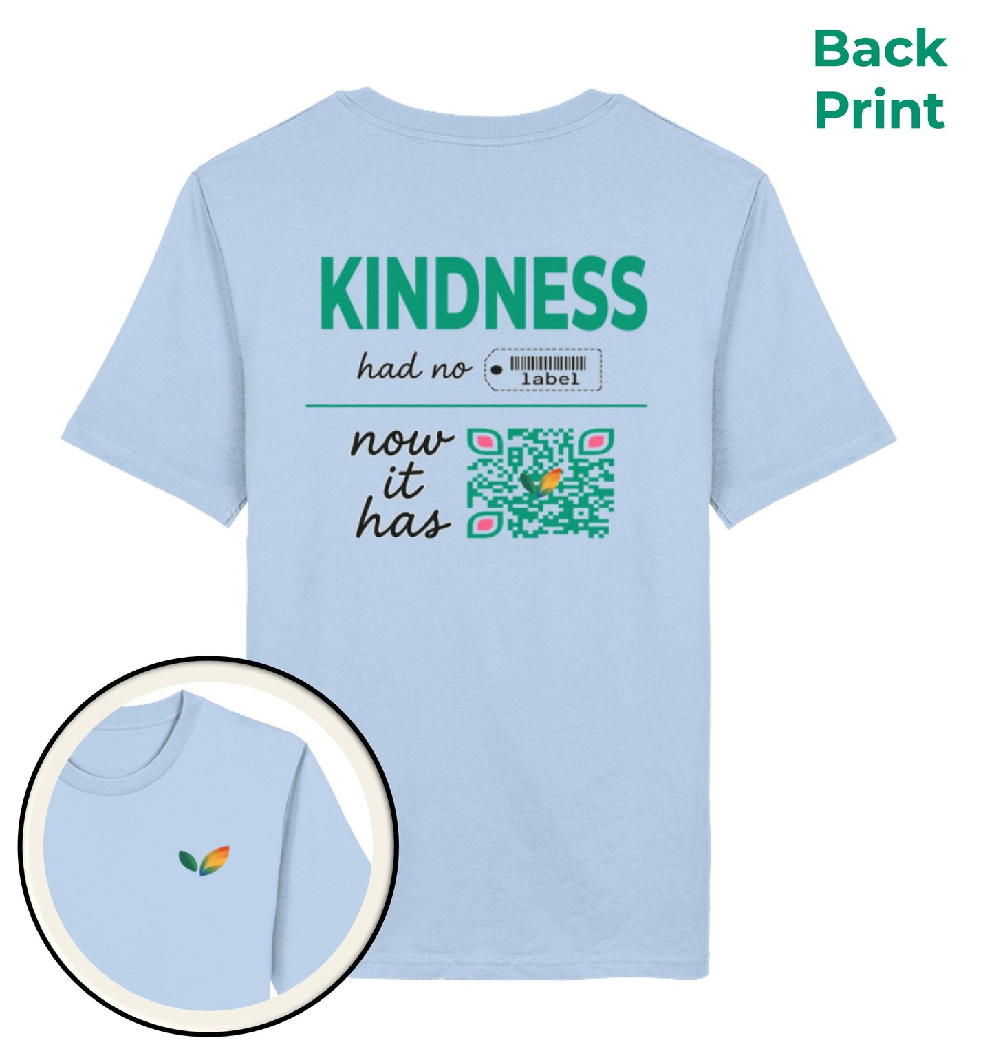 Blue Soul Classic T-Shirt – Kindness had no label. Now it has - Vegayn