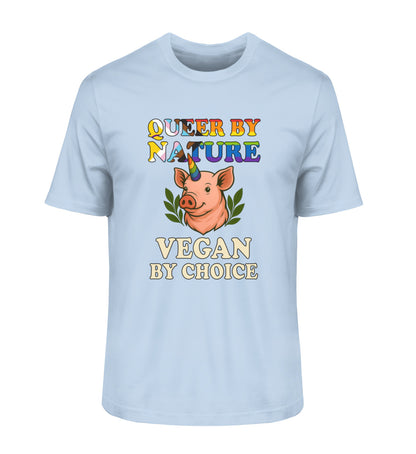 Blue Soul Classic T-Shirt Pig Unicorn – Queer by nature, Vegan by choice - Vegayn