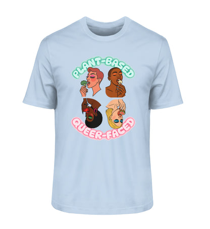 Blue Soul Classic T-Shirt – Plant-based, Queer-faced - Vegayn