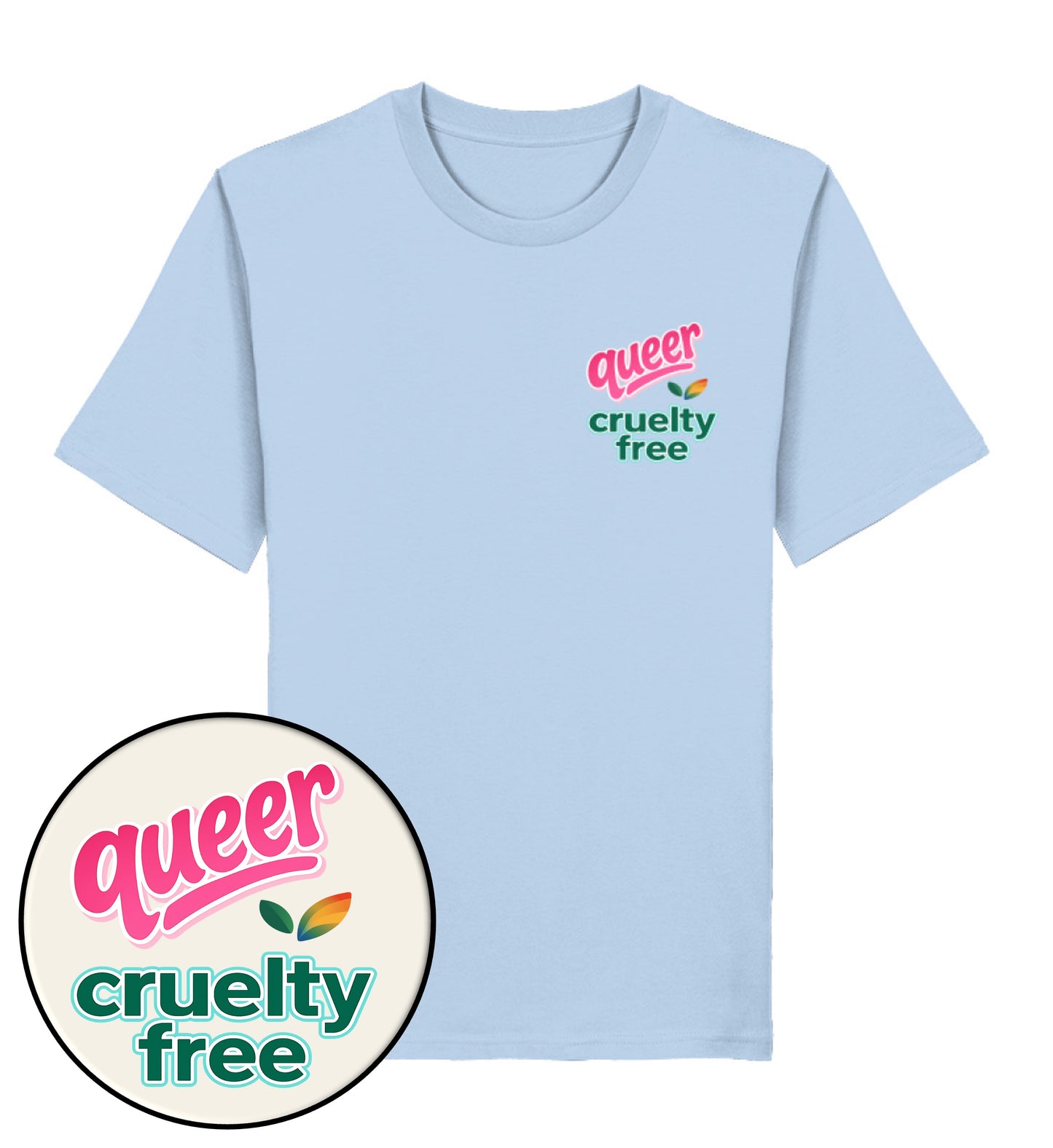 Blue Soul Classic T-Shirt – Queer & cruelty-free - Vegayn