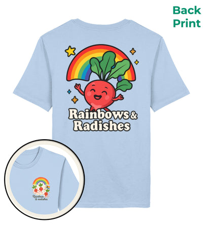 Blue Soul Classic_T-Shirt Rainbows Radishes - Vegayn