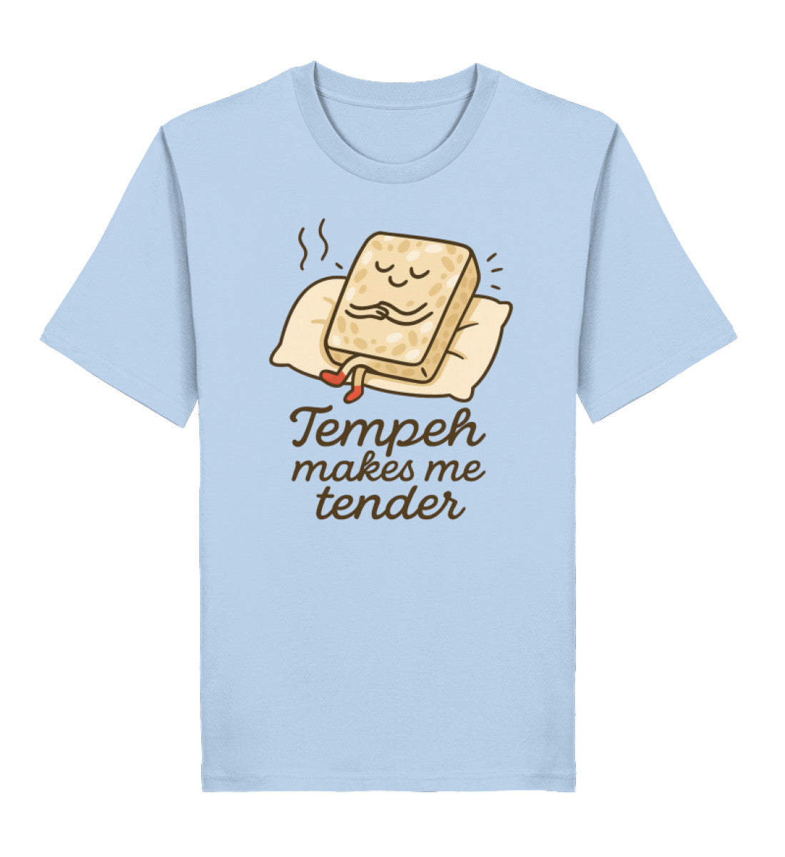 Blue Soul Classic T-Shirt – Tempeh makes me tender - Vegayn