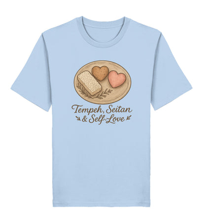 Blue Soul Classic T-Shirt – Tempeh, seitan & self-love - Vegayn