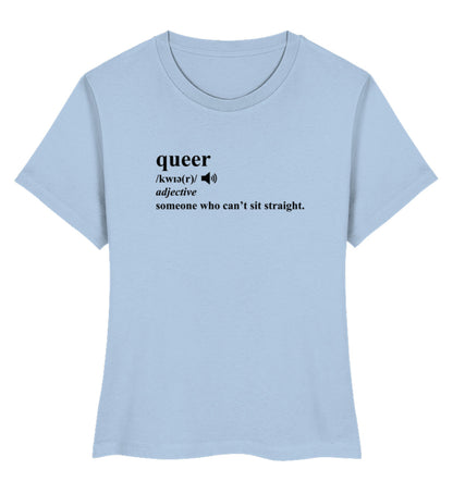 Blue Soul Short-Fit T-Shirt – Dictionary Queer - Vegayn