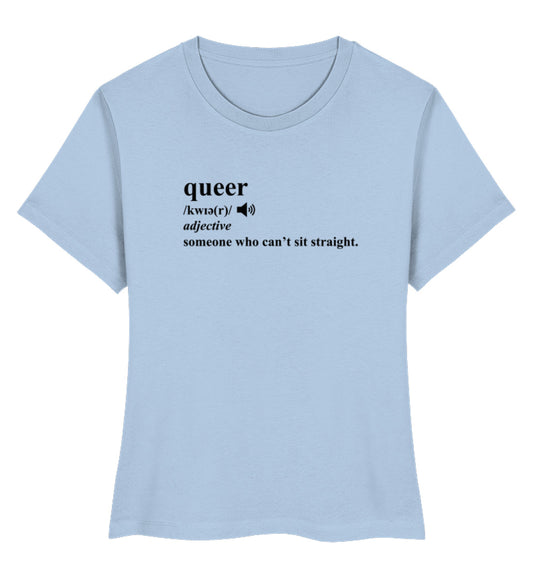 Blue Soul Short-Fit T-Shirt – Dictionary Queer - Vegayn