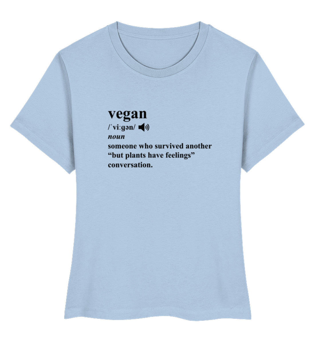 Blue Soul Short-Fit T-Shirt – Dictionary Vegan - Vegayn