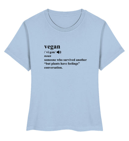 Blue Soul Short-Fit T-Shirt – Dictionary Vegan - Vegayn