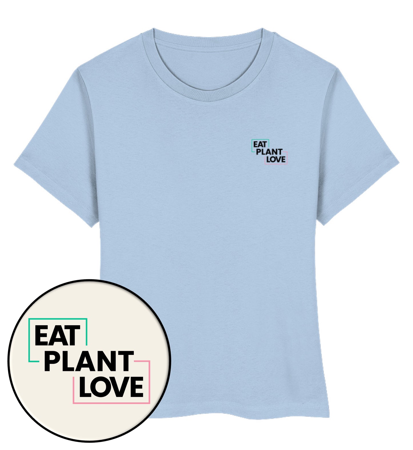 Blue Soul Short-Fit T-Shirt – Eat plant. Plant love - Vegayn