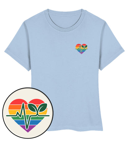 Blue Soul Short-Fit T-Shirt – Queer-Vegan ECG - Vegayn