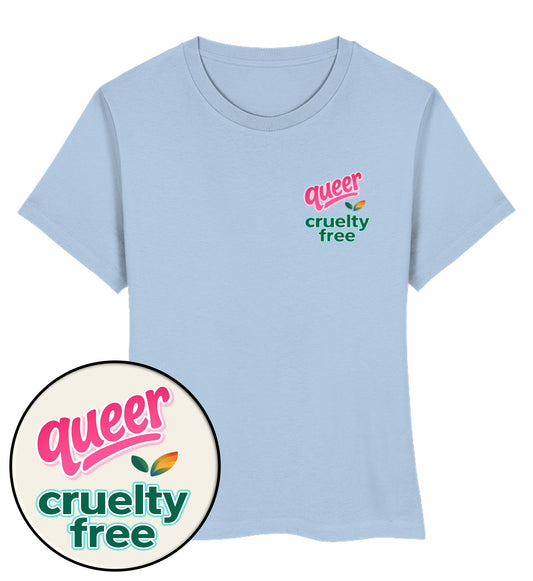 Blue Soul Short-Fit T-Shirt – Queer & cruelty-free - Vegayn
