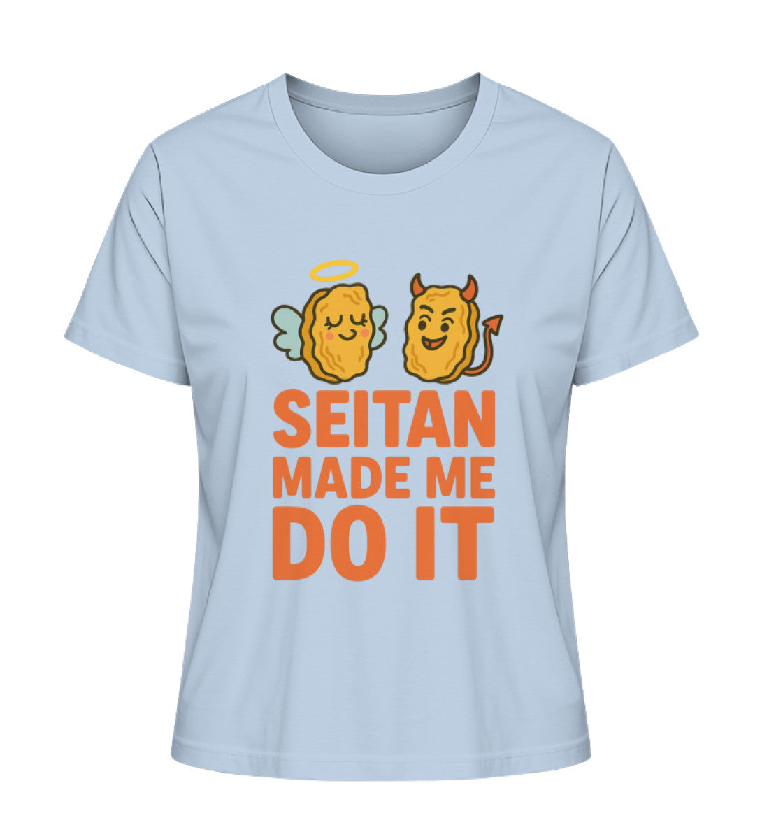 Blue Soul Short-Fit T-Shirt – Seitan made me do it - Vegayn