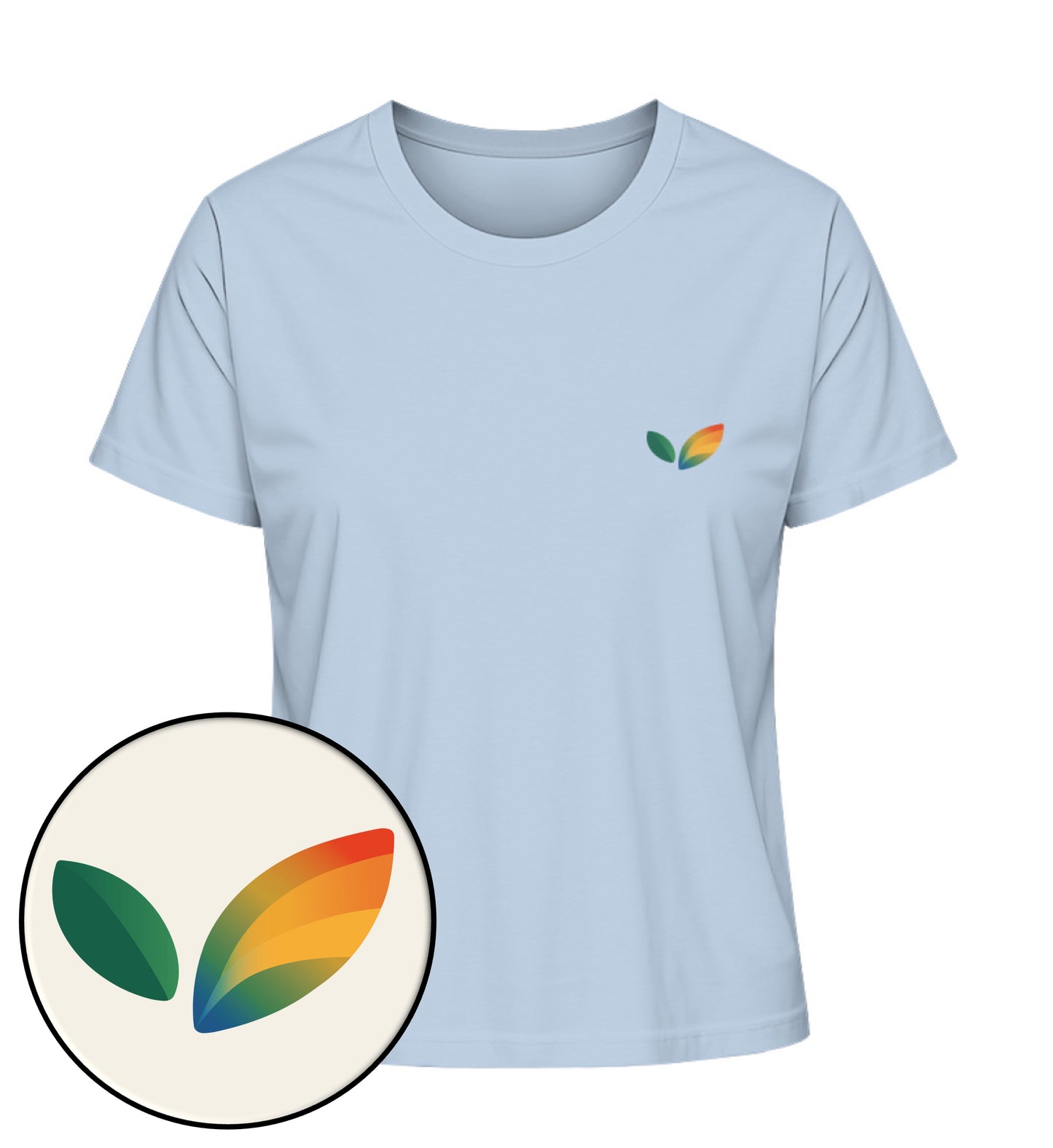 Blue Soul Short-Fit T-Shirt – Vegayn Queer Little Leaf