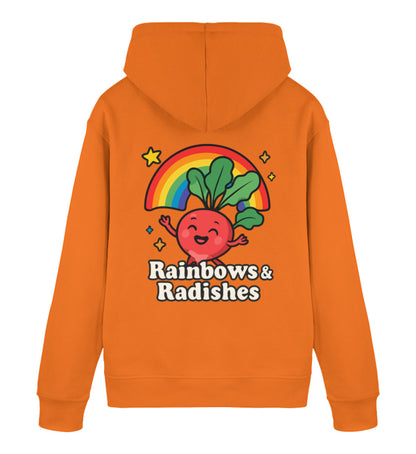 Bright Orange Hoodie – Rainbows & Radishes - Vegayn