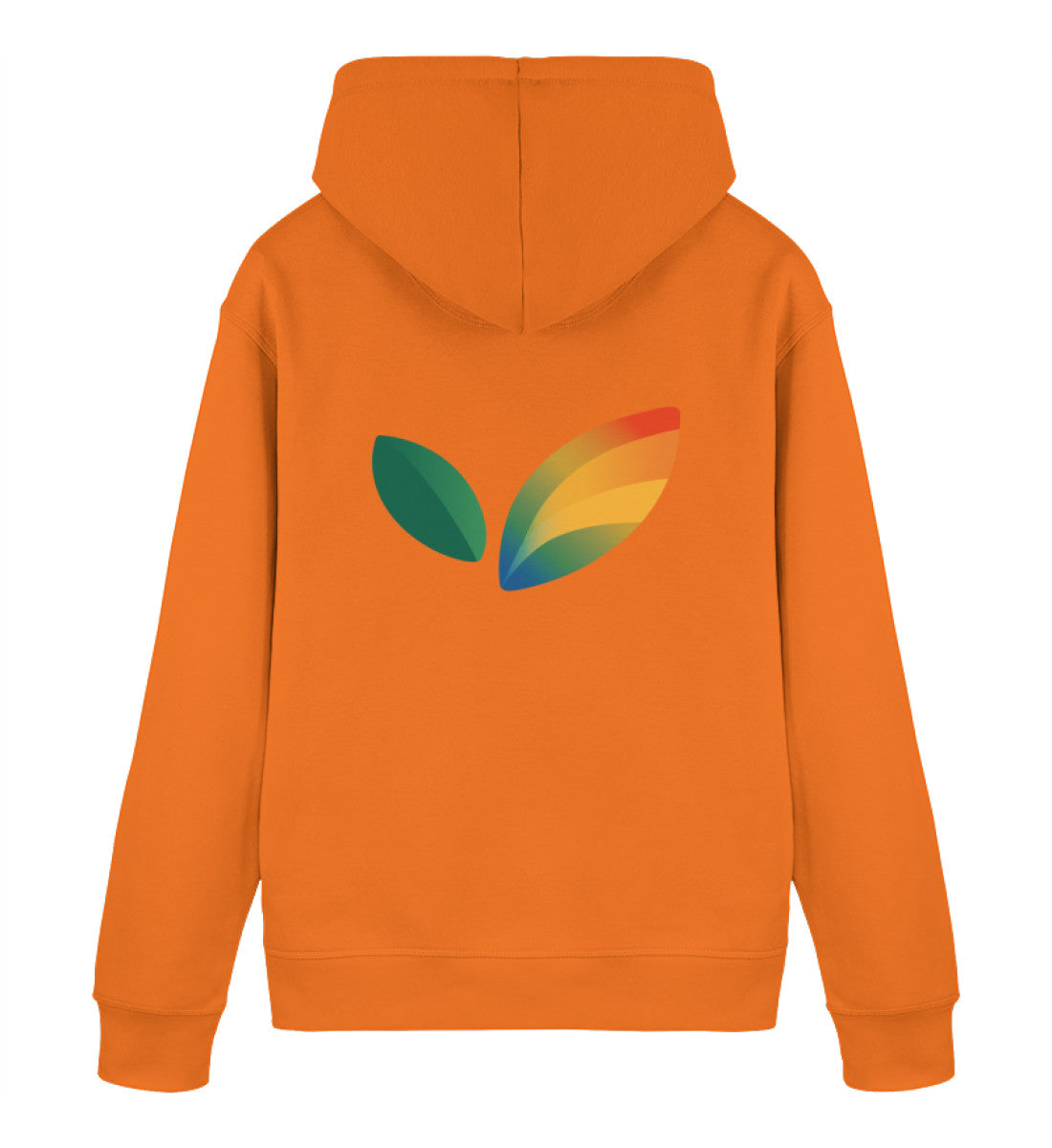 Bright Orange Hoodie – Vegayn Queer Leaf - Vegayn