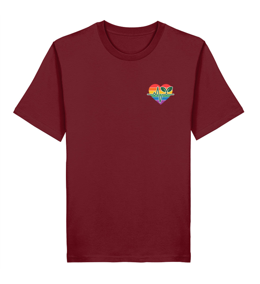 Burgundy Classic T-Shirt – Queer-Vegan ECG - Vegayn
