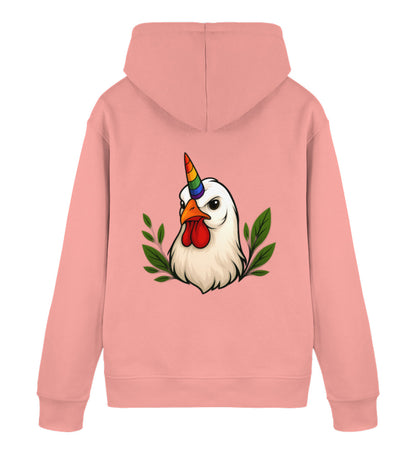 Canyon Pink Hoodie – Chicken Queercorn - Vegayn