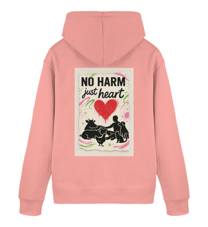 Canyon Pink Hoodie – No harm, just heart - Vegayn